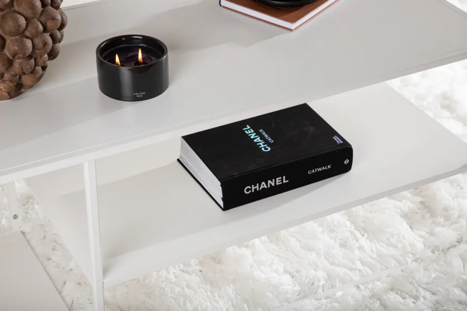 Valgest terasest Staal kohvilaud kolme riiuliga, 18081-201 – 10