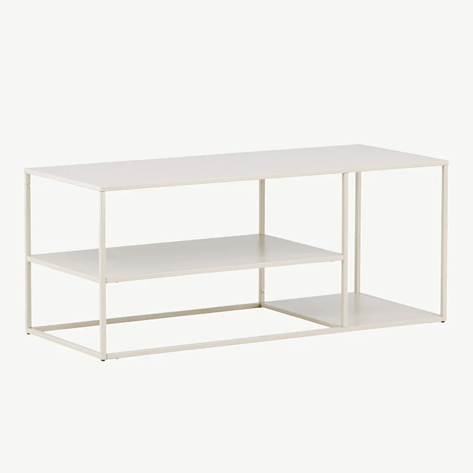 Beežist terasest kolme tasapinnaga diivanilaud Staal, 18081-250 – 3