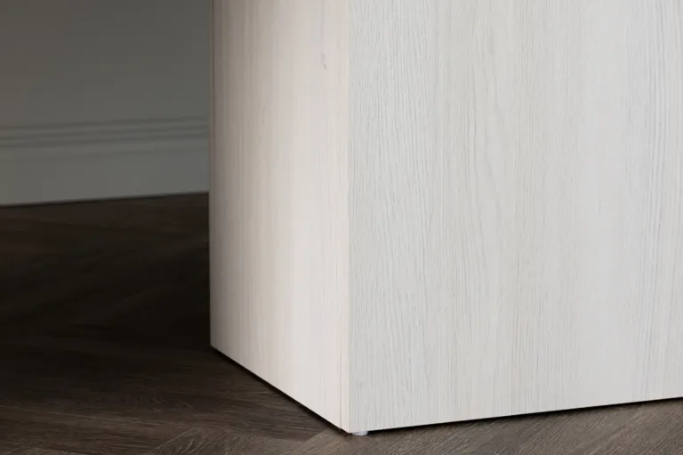 Valge peitsiga ristkülikukujuline söögilaud Olga, MDF-ist, 200 × 90 cm - 18901-000