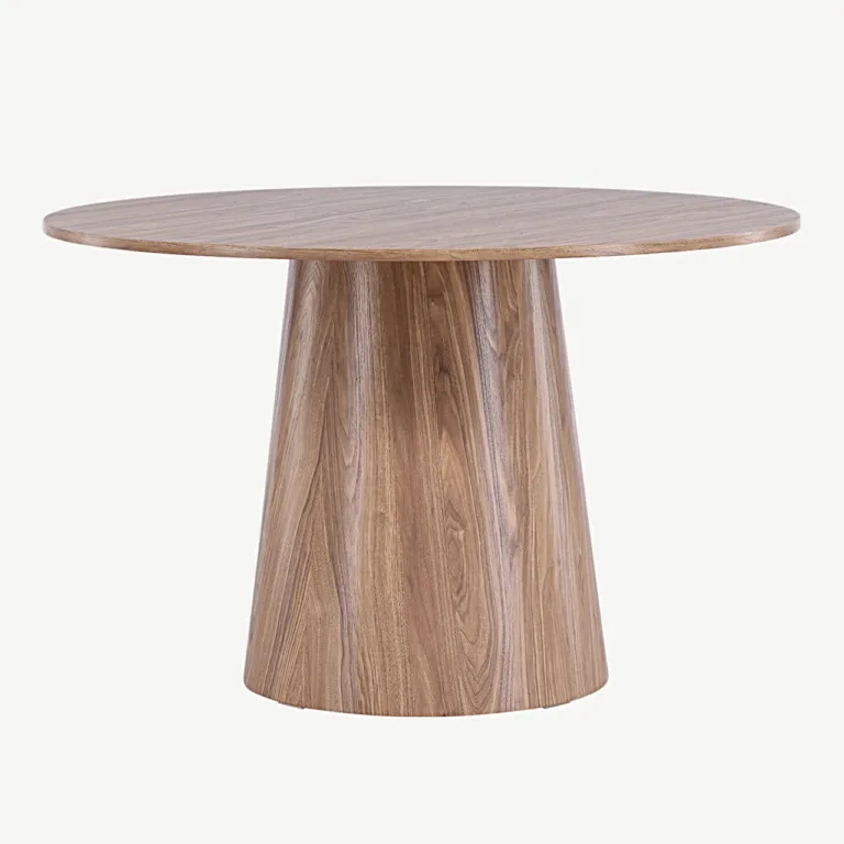 Ümmargune MDF-söögilaud Lanzo, naturaalne, ø120 cm - 18903-000