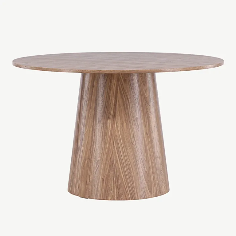 Ümmargune MDF-söögilaud Lanzo, naturaalne, ø120 cm - 18903-000