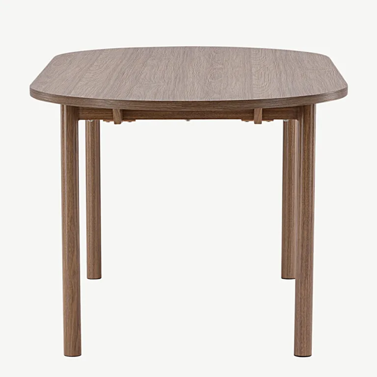 Andy ovaalne söögilaud, MDF, looduslik, 180x90 cm - 18905-000