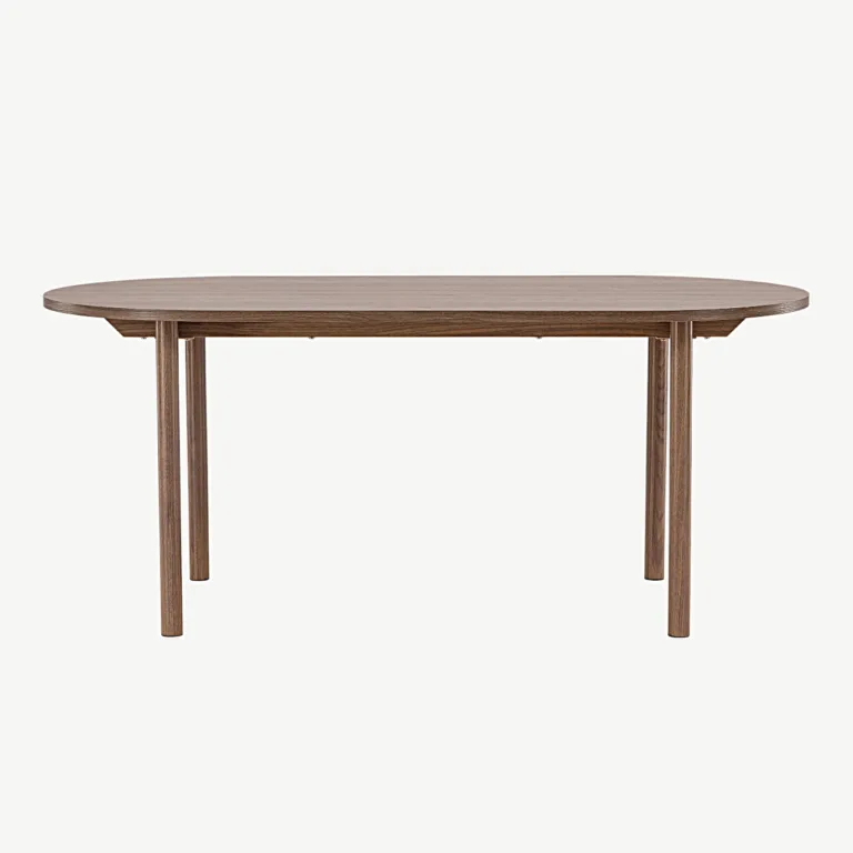 Andy ovaalne söögilaud, MDF, looduslik, 180x90 cm - 18905-000