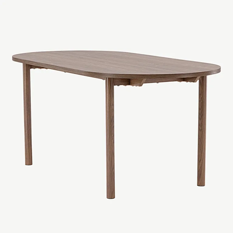 Andy ovaalne söögilaud, MDF, looduslik, 180x90 cm - 18905-000
