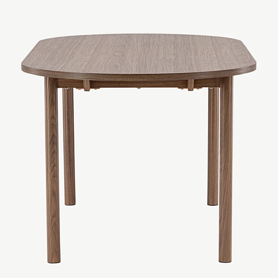 Andy ovaalne söögilaud, MDF, looduslik, 180×90 cm, 18905-000 – 7