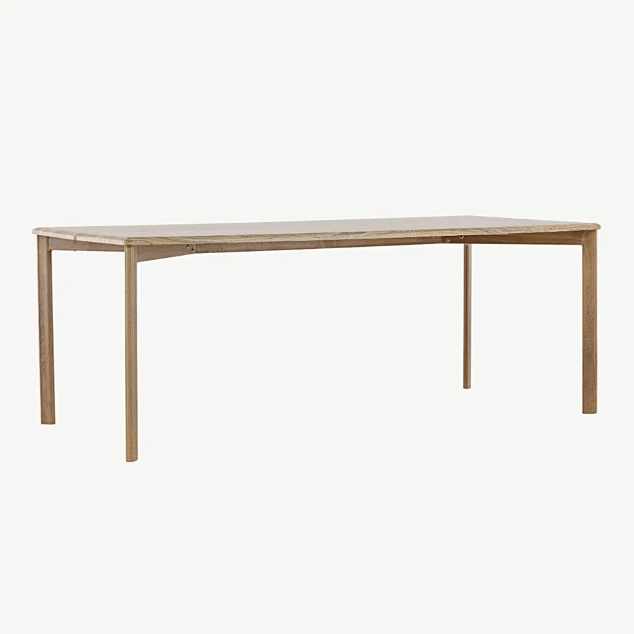 Põhjamaine söögilaud Damon, valge MDF, 200×90 cm, 18906-401 – 3