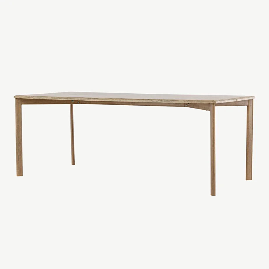 Põhjamaine söögilaud Damon, valge MDF, 200×90 cm, 18906-401 – 5