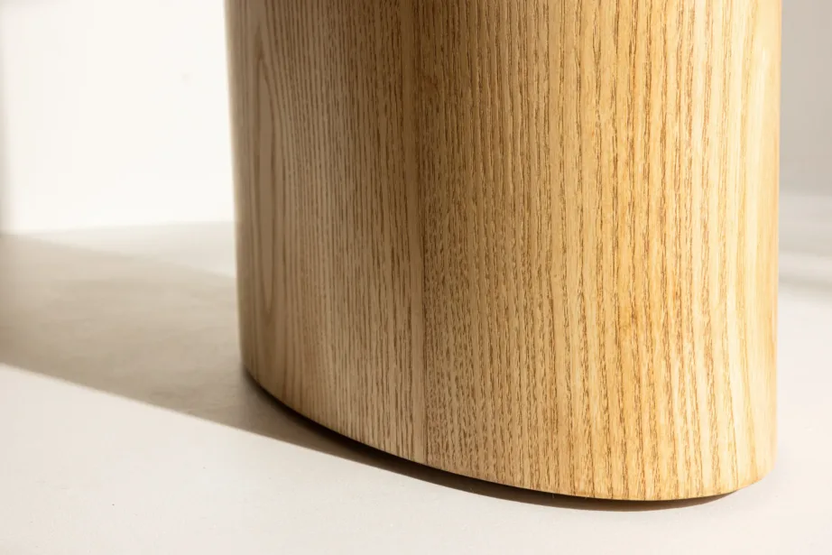 Ovaalne MDF-söögilaud Isolde, looduslik viimistlus, 180×90 cm, 18907-880 – 7