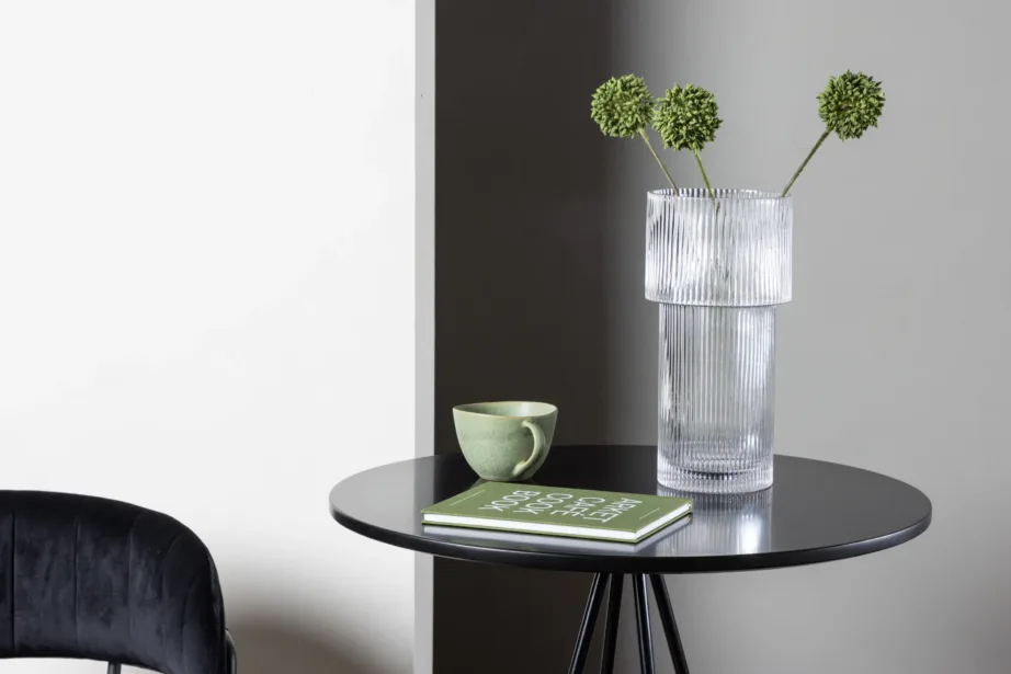 Must ümmargune baarilaud Bistro sarjast (MDF, teras, ø60 cm), 19097-458 – 10