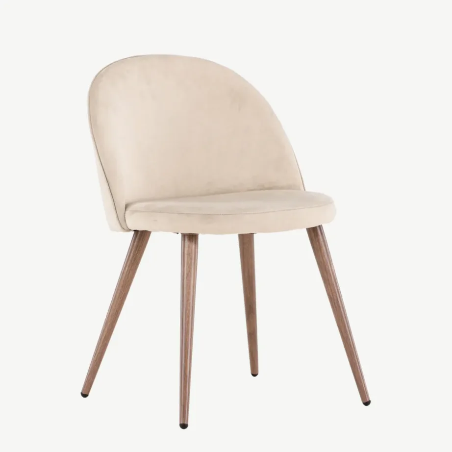 Beež sametist söögitool terasjalgadega Venture Home’ilt, 19224-102 – 4