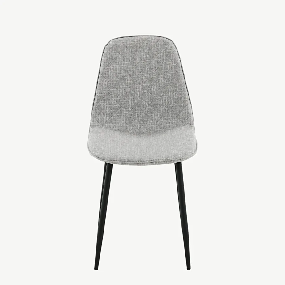 Hall polsterdatud söögitool Polar mustade terasjalgadega, 19246-995 – 4