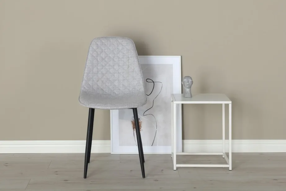 Hall polsterdatud söögitool Polar mustade terasjalgadega, 19246-995 – 8