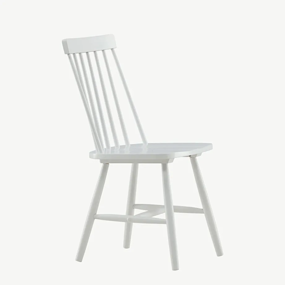 Valge kummipuidust pinnatool Lönneberga söögituppa, 19260-360 – 3