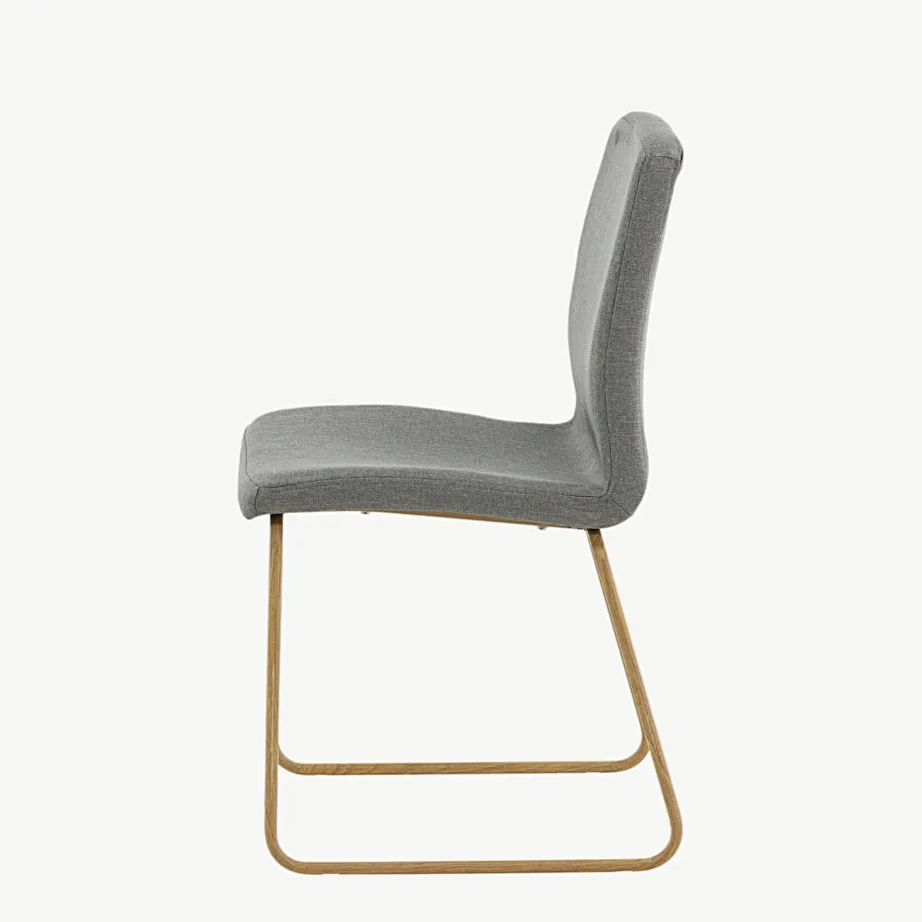 Hall polsterdatud söögitool Mace, tamme tooni metallraamiga, 19904-991 – 7