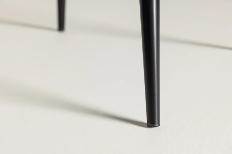 Hallist velvetkangast Polar söögitool, mustade terasjalgadega, 19912-885 – 11