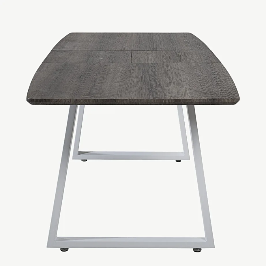 Pikendatav hall söögilaud Inca valgete metalljalgadega, 160×85 cm, 19927-850 – 2