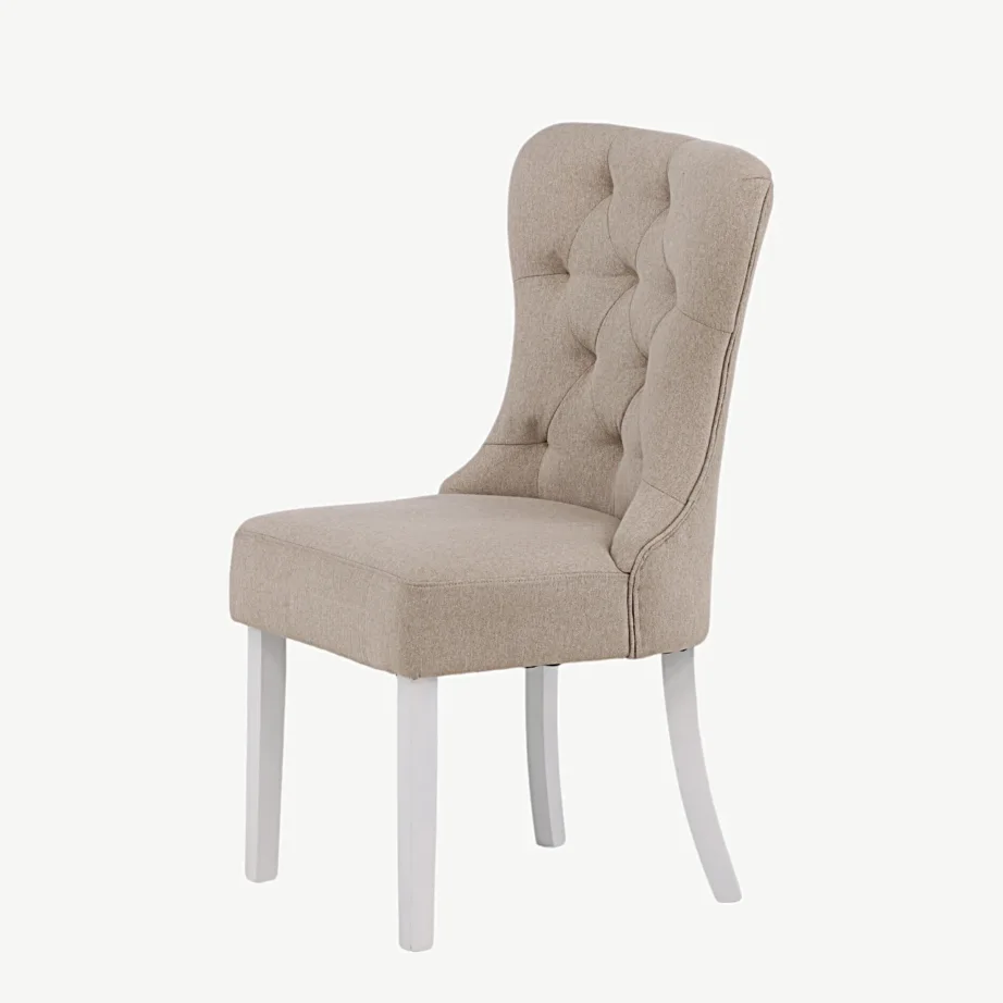 Beež polsterdatud söögitool Vista valgete tammepuidust jalgadega, 19936-050 – 6