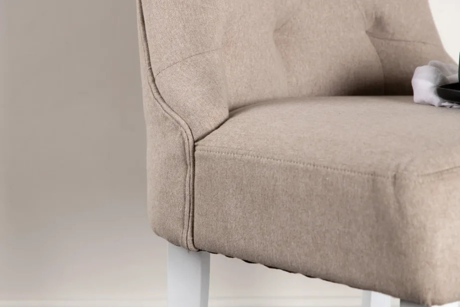 Beež polsterdatud söögitool Vista valgete tammepuidust jalgadega, 19936-050 – 9