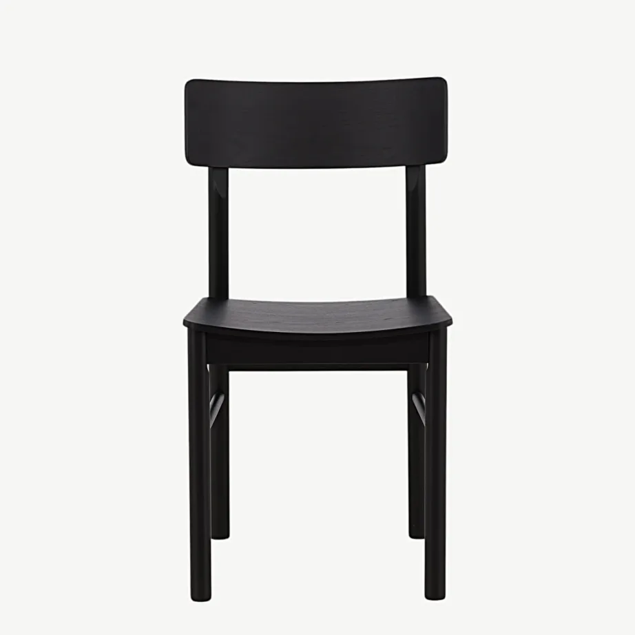 Mustast kasepuidust söögitool Montros, ümardatud seljatoega, 19936-109 – 4