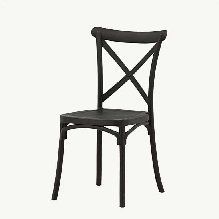 Mattmust plastikust söögitool Crosetti sarjast - 19936-120