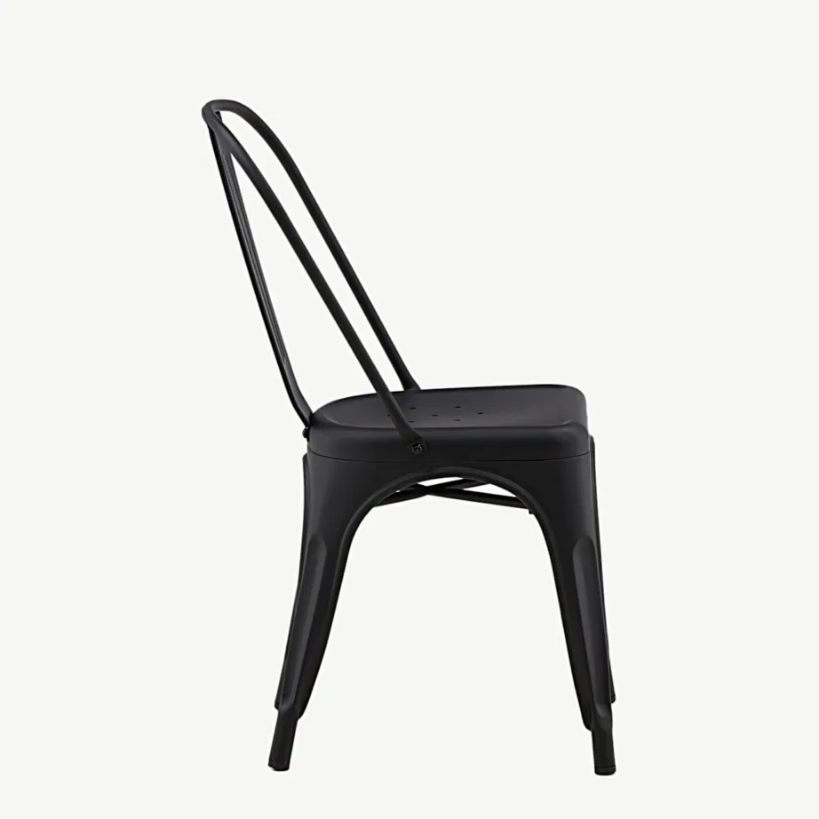 Mattmustast terasest söögitool Tempe, 19936-480 – 2