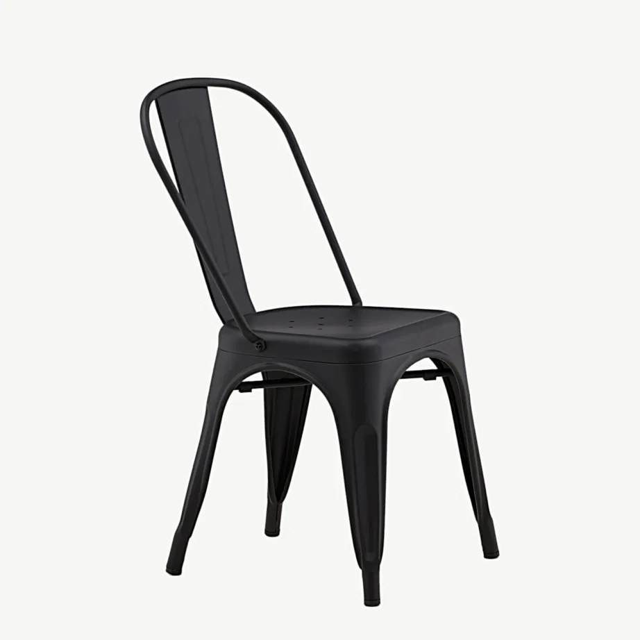 Mattmustast terasest söögitool Tempe, 19936-480 – 3