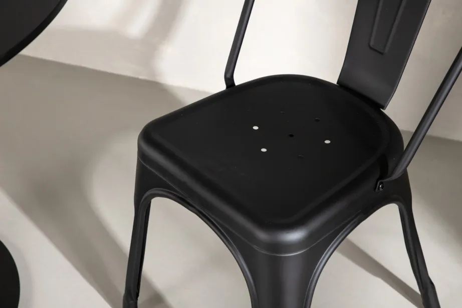 Mattmustast terasest söögitool Tempe, 19936-480 – 10