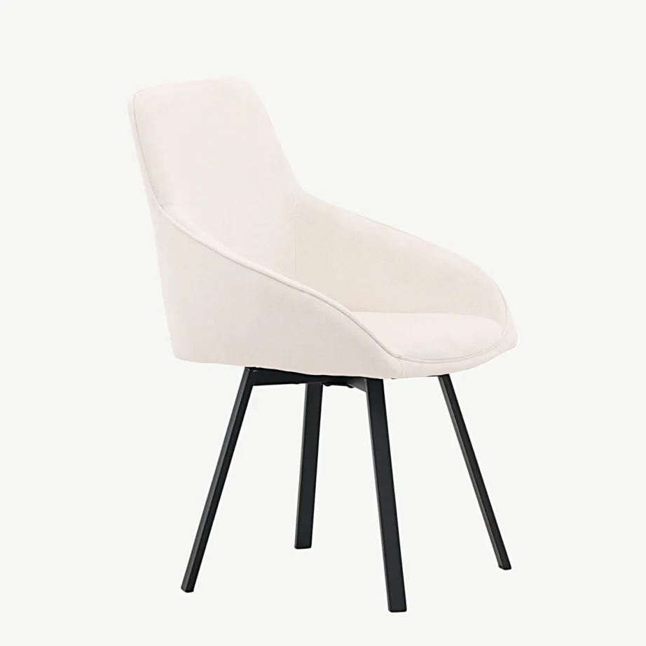 Beež söögitool Rosie mustade terasjalgadega, 19941-103 – 3