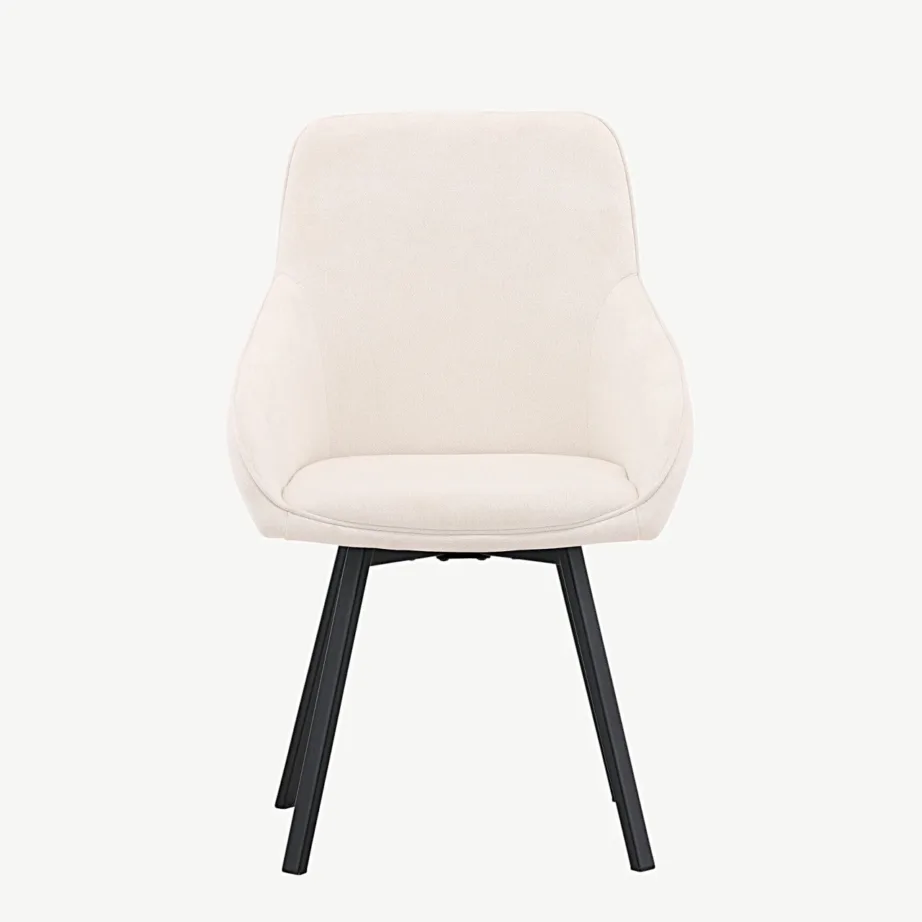 Beež söögitool Rosie mustade terasjalgadega, 19941-103 – 4