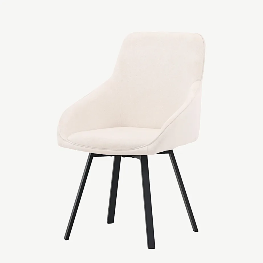 Beež söögitool Rosie mustade terasjalgadega, 19941-103 – 5