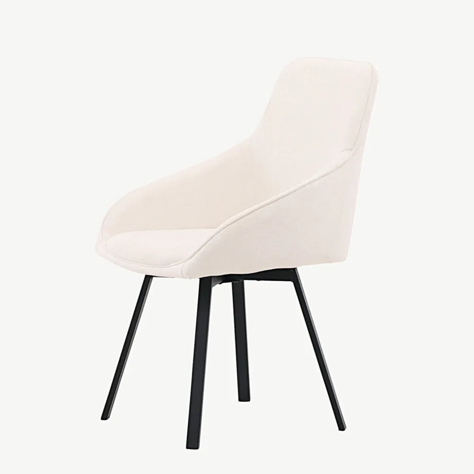 Beež söögitool Rosie mustade terasjalgadega, 19941-103 – 6