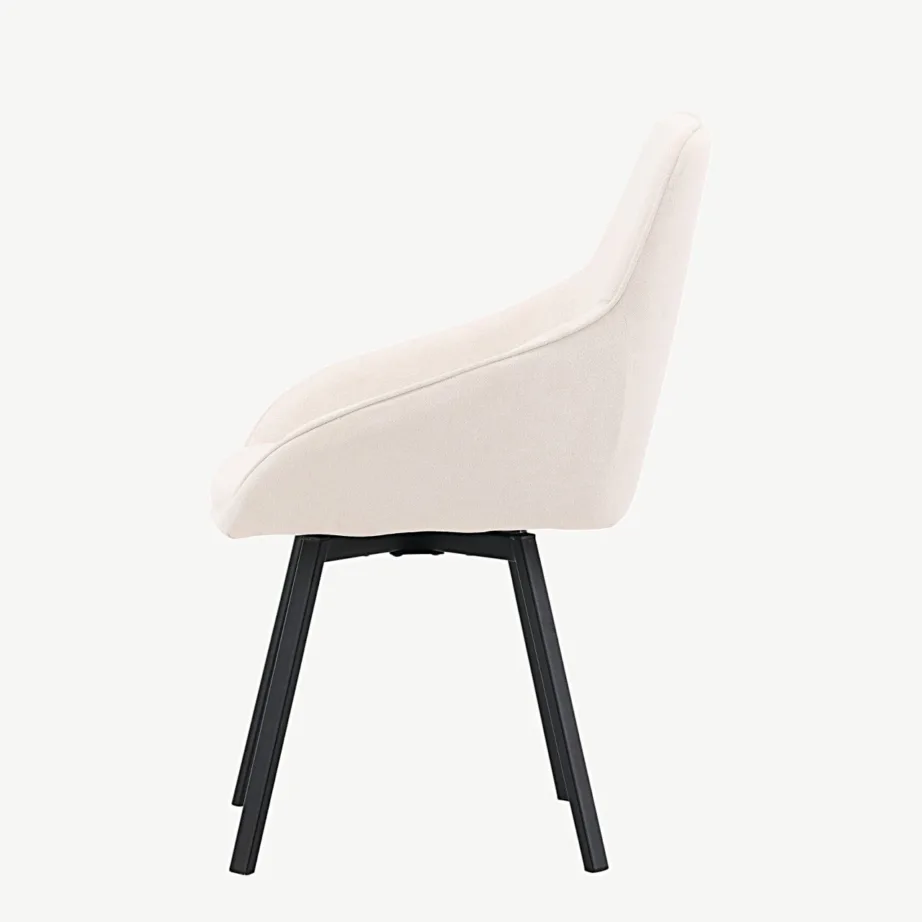 Beež söögitool Rosie mustade terasjalgadega, 19941-103 – 7