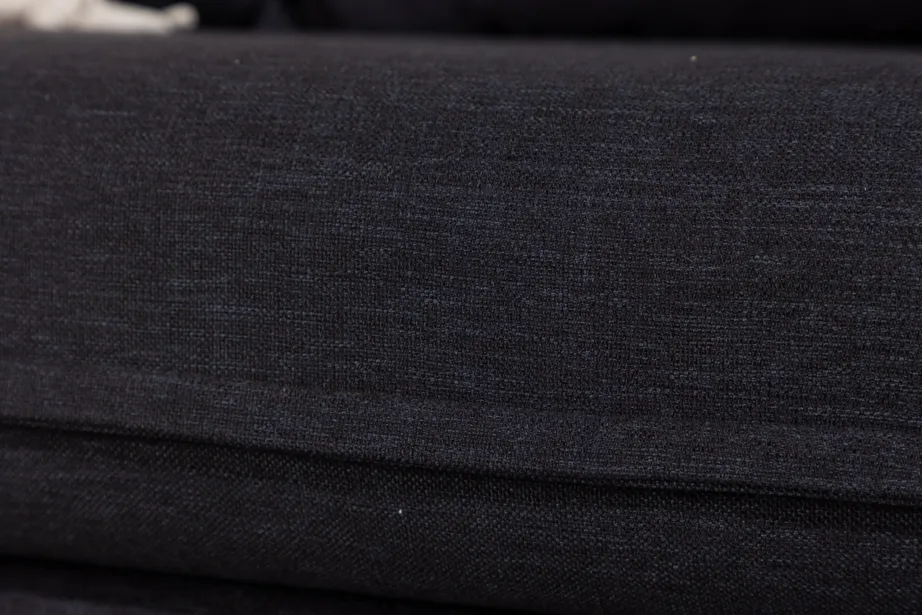 Must Nova sarja 3-kohaline polüester-linasegust kangaga diivan, 19947-100 – 10