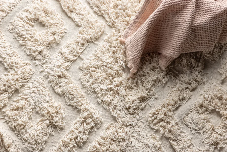 Murdvalge struktuurse mustriga puuvillane vannitoavaip Hilma, 50 × 80 cm, 19952-112 – 4