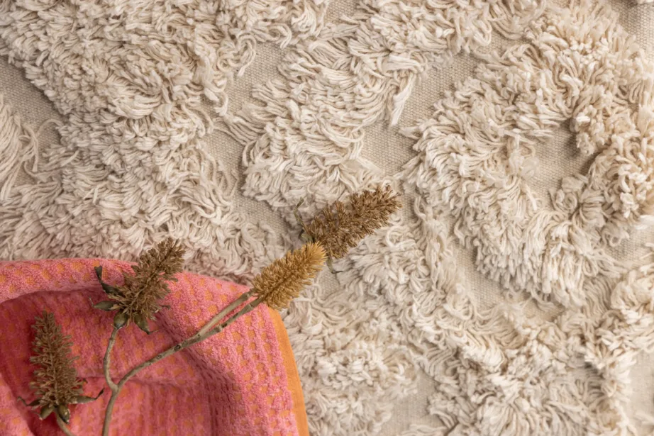 Ümmargune vannitoavaip Hilma, 100% puuvill, murdvalge, ø 60 cm, 19953-112 – 5