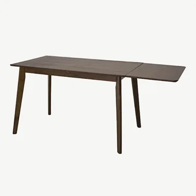 Walle söögilaua pähklipruun pikendusplaat, kummipuit, 75 × 45 cm - 19953-434