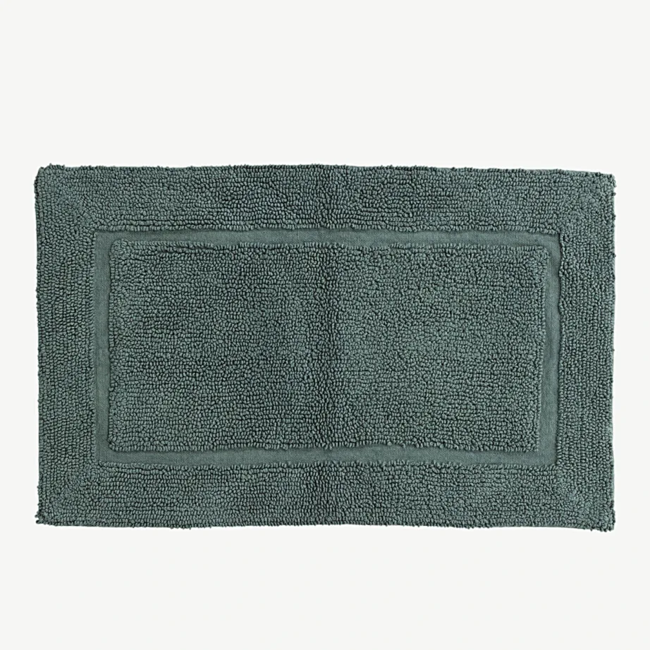 Roheline puuvillane vannitoavaip William 60 × 90 cm, 19956-104 – 2