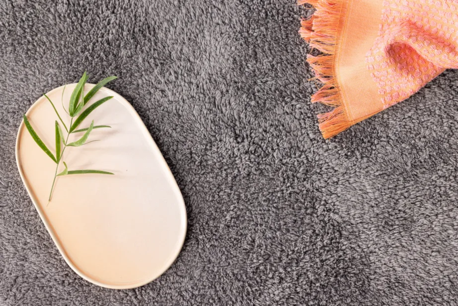 Ümar tumehall puuvillane vannitoavaip Valle, ø60 cm, 19957-105 – 4