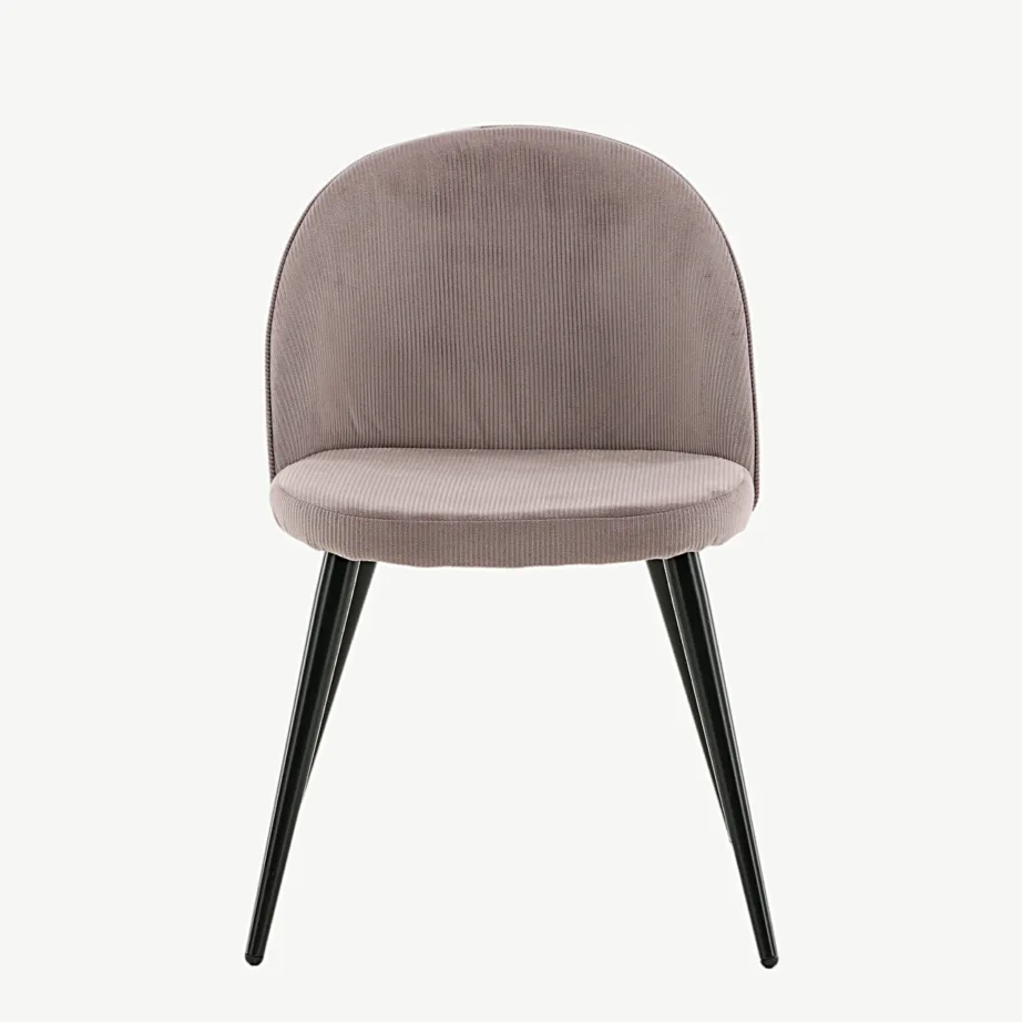 Tolmuroosast manchester-kangast söögi tool mustade metalljalgadega Velvet, 19960-999 – 4