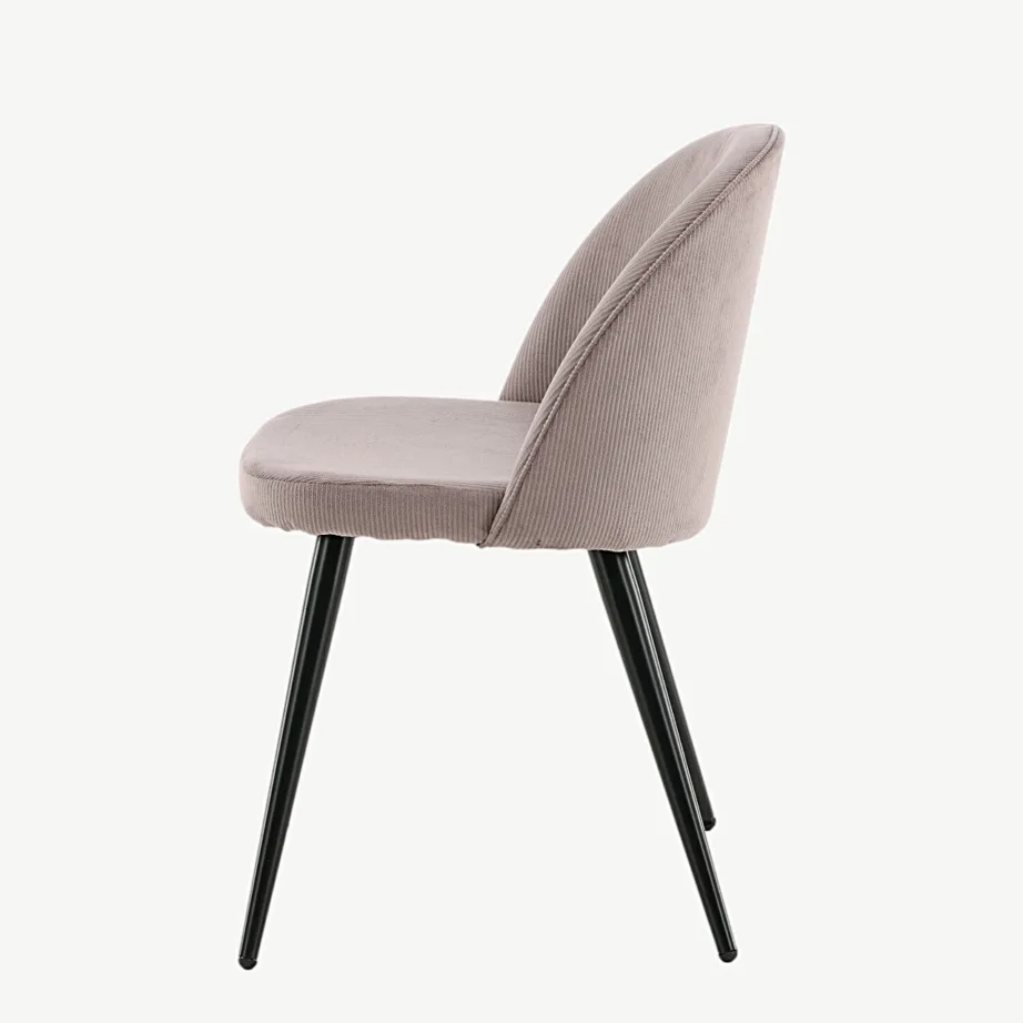 Tolmuroosast manchester-kangast söögi tool mustade metalljalgadega Velvet, 19960-999 – 7