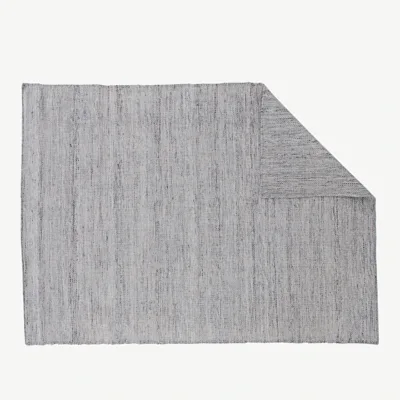 Hõbehall käsitsi kootud polüestrist Devi vaip 201×302 cm - 19968-381
