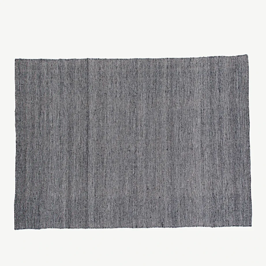 Käsitsi kootud hall polüester-puuvillane vaip Devi, 200 × 300 cm, 19968-385 – 2