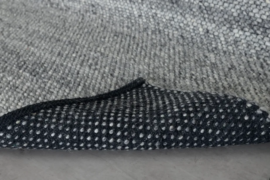 Käsitsi kootud hõbedane villavaip Ganga, 170×240 cm, 19969-371 – 6