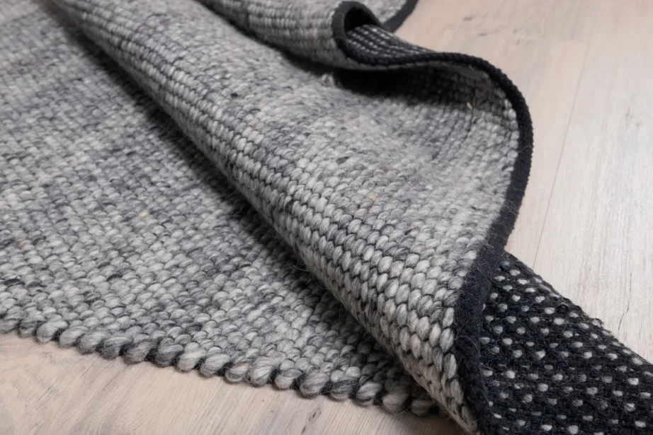 Käsitsi kootud hõbedane villavaip Ganga, 170×240 cm, 19969-371 – 10