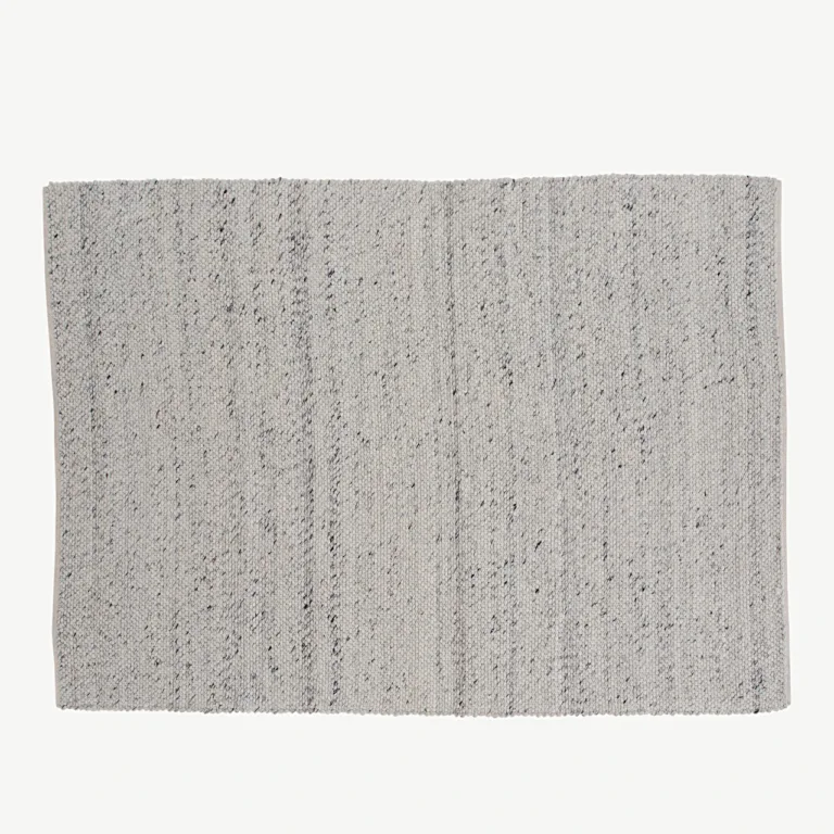 Käsitsi kootud elevandiluu toonis villavaip Ganga, 200 × 300 cm - 19970-370