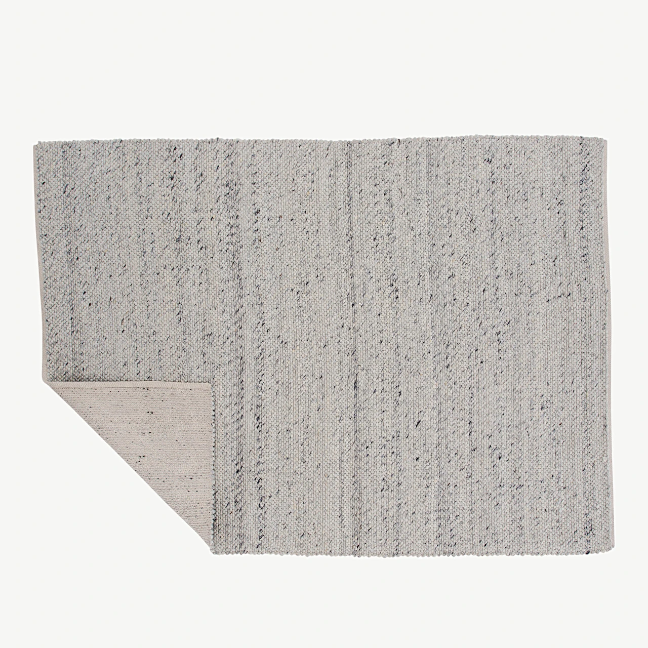 Käsitsi kootud elevandiluu toonis villavaip Ganga, 200 × 300 cm - 19970-370