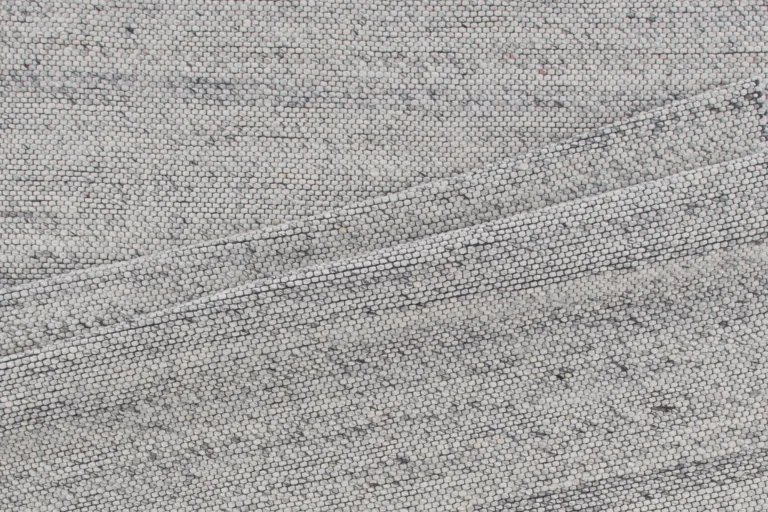 Hõbehall käsitsi kootud villavaip Ganga, 200 × 300 cm - 19970-371