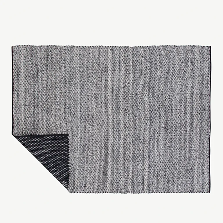 Käsitsi kootud hall villavaip Ganga, 200 × 300 cm - 19970-375