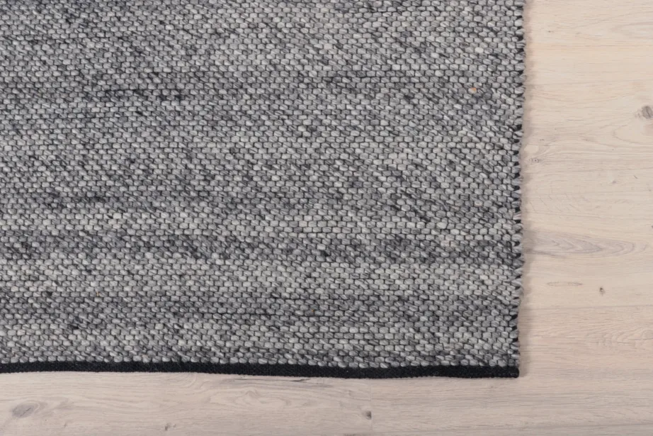 Käsitsi kootud hõbehall villavaip Ganga, 250 × 350 cm, 19971-371 – 8