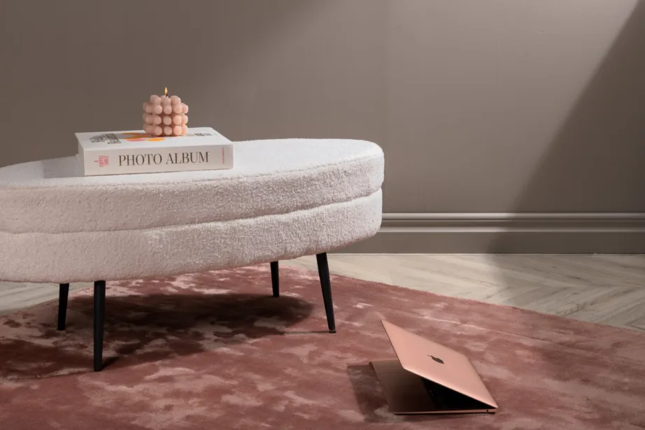 Roosteroosa viskoosvaip Indra, puuvilla alusega (200 × 300 cm), 19973-339 – 4